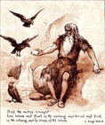 Elijah fed by Ravens