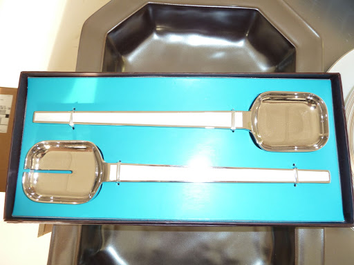 Jonathan Adler's enamel-handled serving set.