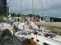 2008 Fleet / NOOD 2008 - The 40_7 raft_ six boats_ on Friday.JPG