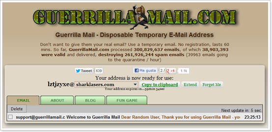 Guerrilla Mail