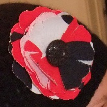 fabric flower