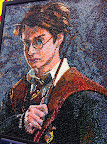 Taking Harry Potter mania to a new level: This huge mosaic was made entirely of Jelly Belly jelly beans. Taking Harry Potter mania to a new level: This huge mosaic was made entirely of Jelly Belly jelly beans.