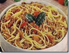 Spaghetti con lenticchie