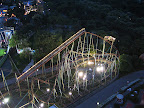 Amusement ride in the Prater, seen from the Riesenrad.