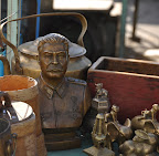 Stalin bust at the Black Market in Ulaanbaator