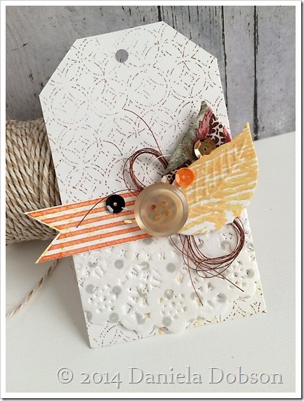 Mini gift set tag by Daniela Dobson