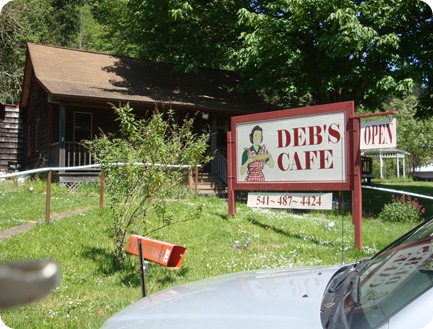 Deb's Cafe in Alsea, OR May 2012