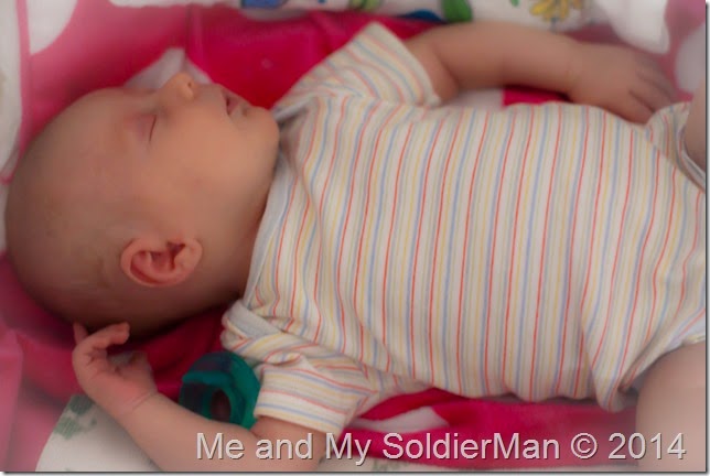 Baby G 3 Weeks Me and My SoldierMan