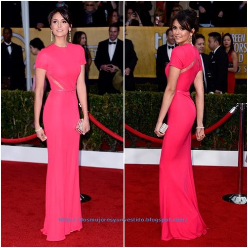 Nina Dobrev arrives at the 19th Annual Screen Actors Guild Awards (3) Nina Dobrev arrives at the 19th Annual Screen Actors Guild Awards (3)