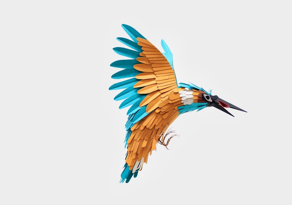 Фантастические бумажные птицы Дианы Белтран Эррера (10 фото) | Картинка №3