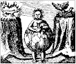 Mylius Philosophia Reformata Fig 01 In A Deep Valley Between Two Mountains A Naked Woman