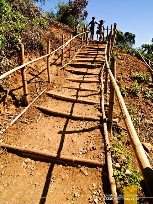 Dirt Steps at Pangasinan's Bolinao Falls 2