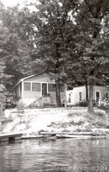 Prince's Lake cabin in early years.