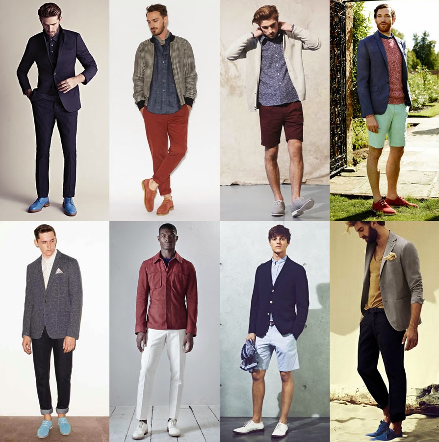 Модная мужская обувь весна-лето 2014 (Ботинки на шнурках) (31 фото)