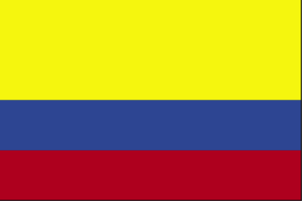 CC Photo Google Image Search Source is upload wikimedia org  Subject is Flag of Colombia WFB 2004
