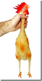 rubber chicken