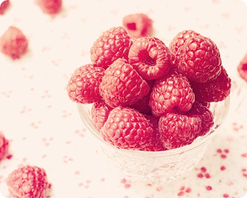 Katie Lloyd bowl of fresh raspberries