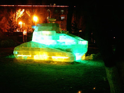 Tank of ice!