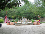 This is the view you'd see from the original entrance to the garden. The garden has grown, however, and has had to make changes to accommodate the thousands of visitors.