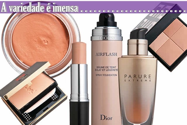 Como escolher (e usar) a Base para a Pele? Liquida, em pó, compacta e outras. Tipos de base - Qual escolher 1