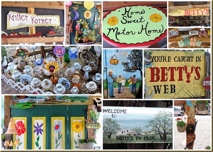 bettys rv park collage