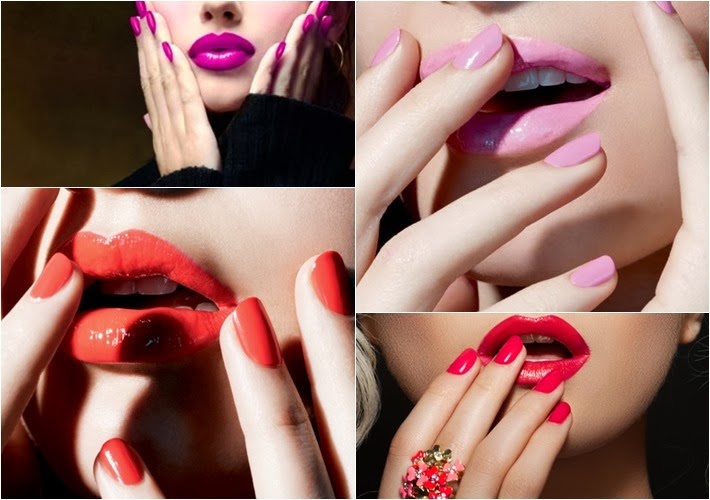 combinando labios e unhas