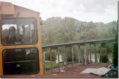 56226384-10 Weyerhaeuser Woods Railroad (WTCX) Cowlitz River Bridge at Kelso, Washington on May 17, 2005