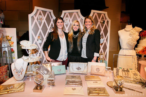 Jackie Weppner of Merci New York with her team at their sparkling booth. Jackie Weppner of Merci New York with her team at their sparkling booth.