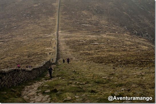 Subida para o Slieve Donard, Newcastle - Irlanda do Norte