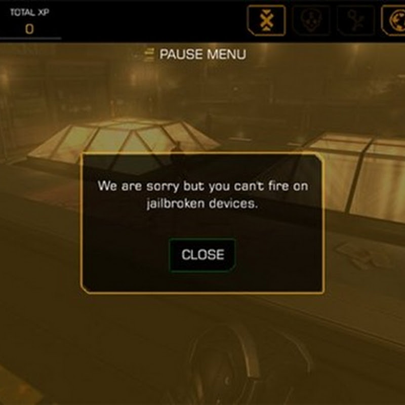 Deus Ex: The Fall - Eidos deaktiviert Ihre Schusswaffen, wenn Sie auf einem Gerät spielen, das „jailbroken“ ist
