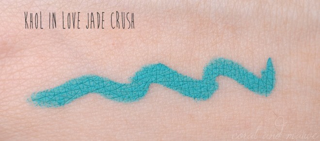 Lancome Khol In Love Jade Crush Swatch