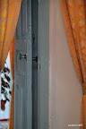 Interior door ajar