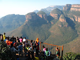 With Welani School we went on a field trip to the Blyde River Canyon. Here's the kids crowded up to the fence to get a good look at it. It looks a little like a fake backdrop, but it's definitely real and it's amazing! South Africa - 372.jpg