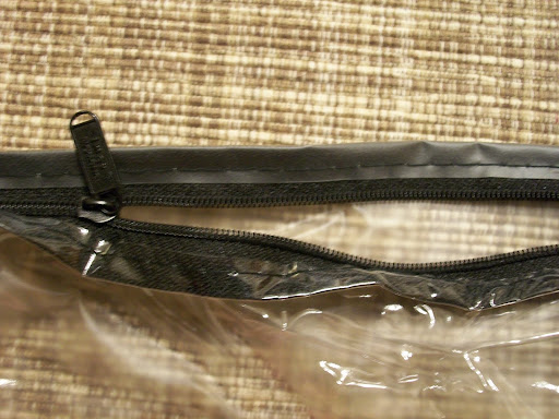 Your bag might have a zipper top.