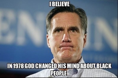 Mitt Romney is a Mormon