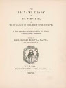 The Private Diary Of Dr John Dee