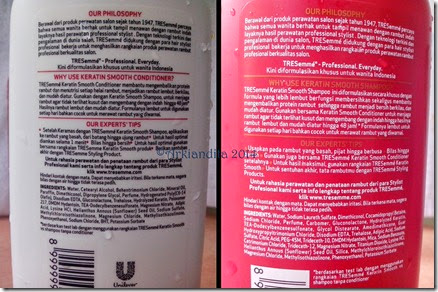 Shampoo conditioner tresemme Shampoo conditioner tresemme