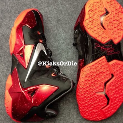 Nike LeBron 11 Black / Red – “Miami Heat” Away Edition | NIKE