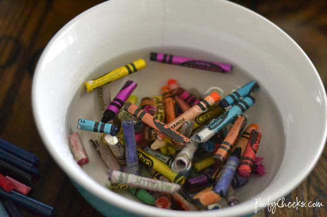 A great craft for using old crayons - Crayon 'Stained Glass' Art for Kids