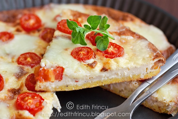 fritatta cu branza si rosii cherrry 1