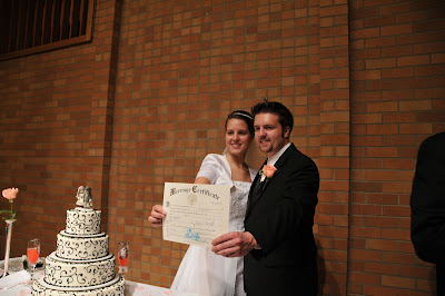 Signed Marriage Certificate