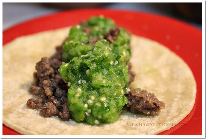 Salsa verde Cruda Salsa verde Cruda