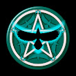 Teal Crow Pentacle