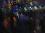 Blurry night time shot from the Riesenrad.