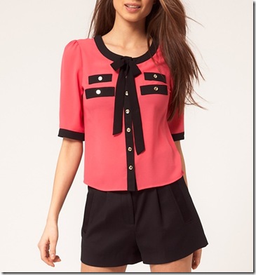 Lipsy Tie Front Blouse2