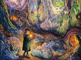 Girl At The Entrance To The Underground Kingdom