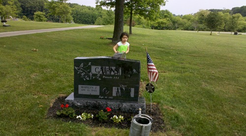 Dee Dee at Charles W Cairns Laurel Hill Cemetery Erie PA 2012-06-09_11-07-26_304