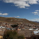 Potosí, Bolivia - Cerro Rico, the silver mountain at left.