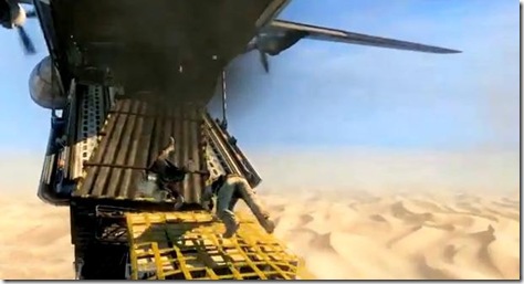 uncharted 3 cargo plane gameplay 01