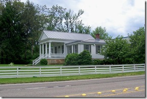 Side view of the Craik-Patton House from Route 60